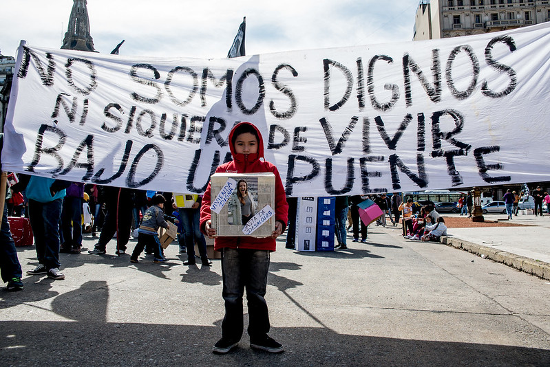 Marcha por vivienda digna/ Facción Latina/ Flickr (CC BY-NC 2.0)